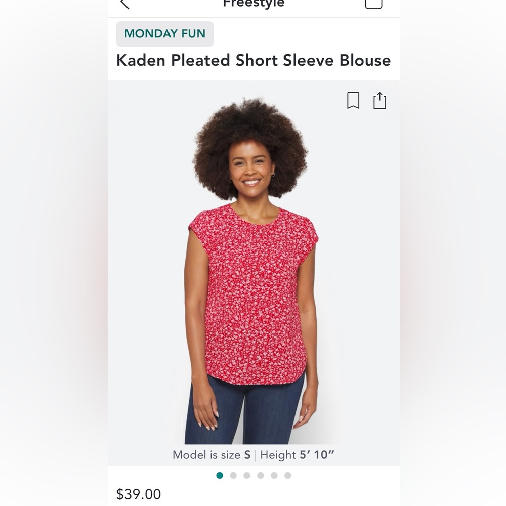 Monday fun top from stitch fix.